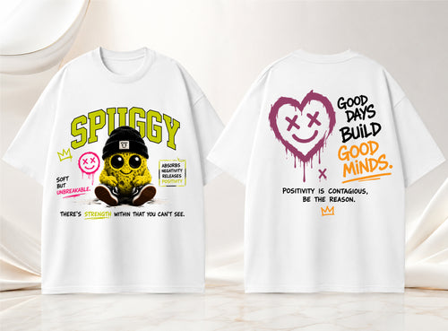 Spuggy T-Shirt Bianca Be Kind Be You Be Spuggy